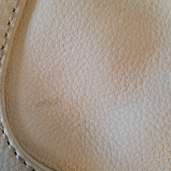 Tory Burch Cream + Gold Leather Crossbody Bag - Picture 10 of 11